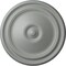 Ekena Millwork Reece Ceiling Medallion (Fits Canopies up to 2 3/8"), 12"OD x 1 3/4"P, Primed White CM12RE - alternate 1